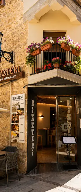 Entrada al restaurante Biazteri